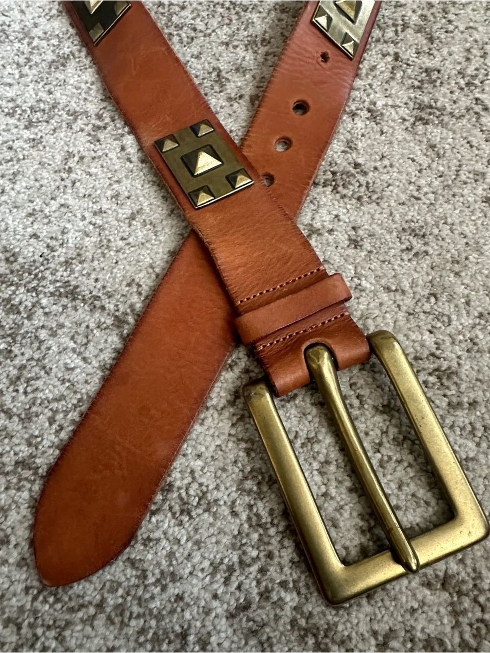 Linea Pelle Collection Bold Buckle Women’s Belt M
